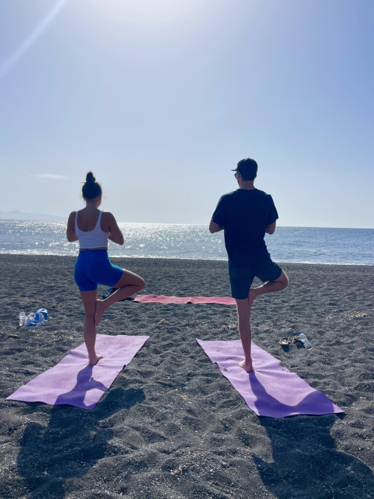 private yoga Santorini